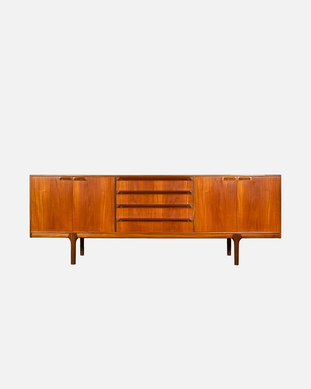 Aparador Mid Century vintage Dunbar de Mcintosh en madera de teca
